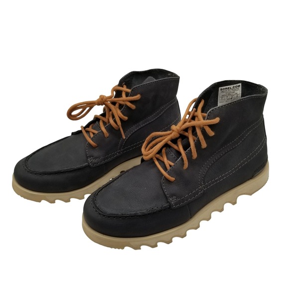 Sorel Kezar Moc Chukka Mens Size 8 Black Waterproof Leather Boots NM4291-048 main image 4